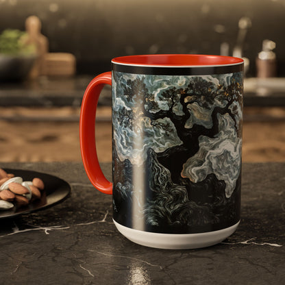 "An Crann Naomh (Gaelic) - The Sacred Tree (English)", Colorful Mugs (11oz & 15oz)