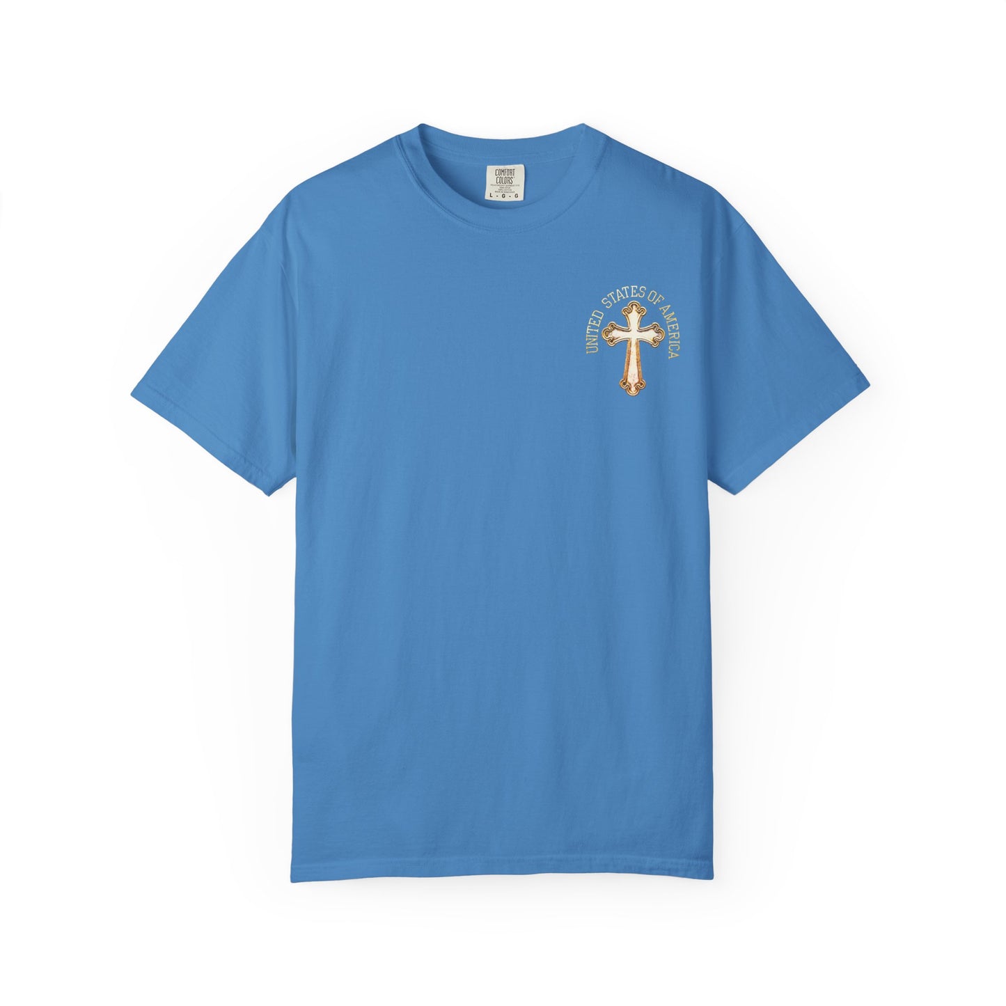 "USA Gold Cross", Unisex T-shirt