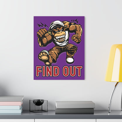 "Find Out", Acrylic Wall Prints (French Cleat Hanging) (Vesper Violet)