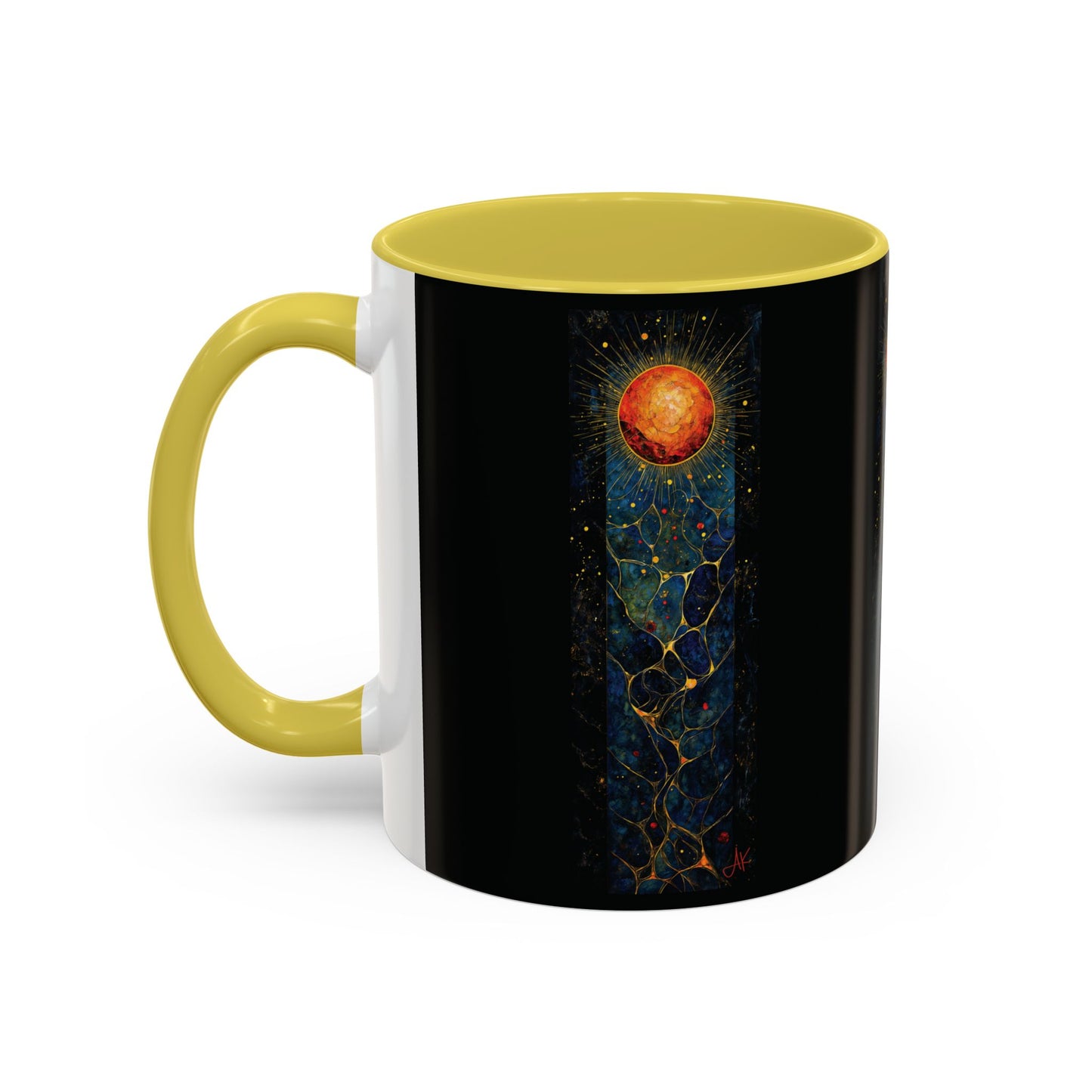 "The Living Light (John 8:12)", Colorful Mugs (11oz, 15oz)