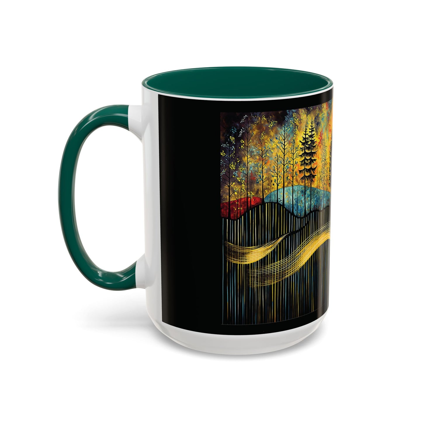 "Sacred Resonance", Colorful Mugs (11oz, 15oz)