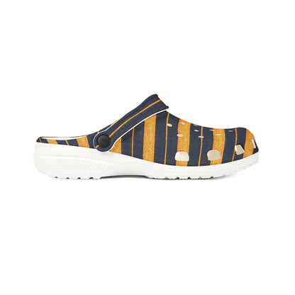 "Golden Ensign", Foam Rubber Clogs