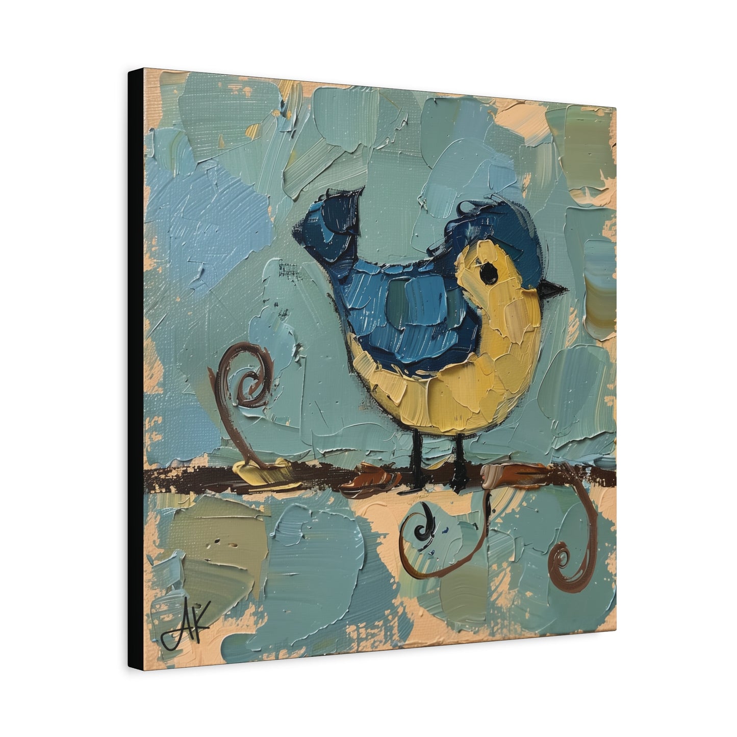 "Little Birdie", Fine Art Matte Canvas, Stretched, 1.25"