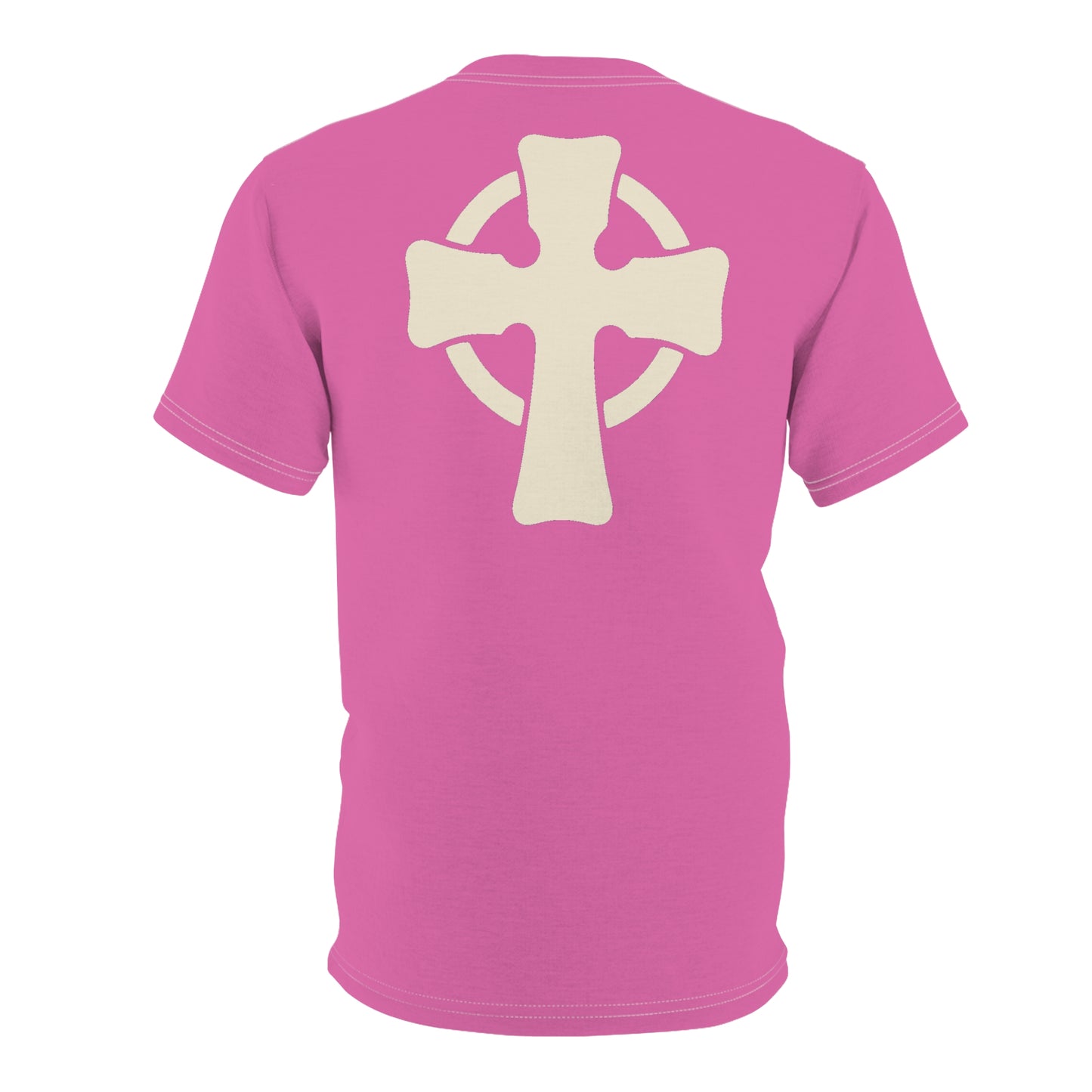 "Retro Jesus", Unisex T-shirt (Rosy Pink)