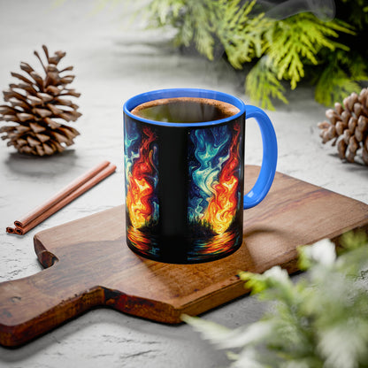 "Naomh Solus (Gaelic) - Sacred Light (English)", Colorful Mugs (11oz, 15oz)