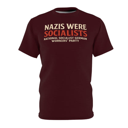 "Nazis were Socialists", Unisex T-shirt (Mama Africa)