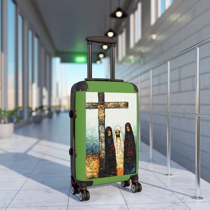 "At-the-Foot of the Cross - John 19:25", Suitcases (Light Green)