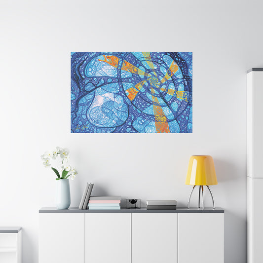 "Gaelic Sea People", Fine Art Print on Matte Canvas