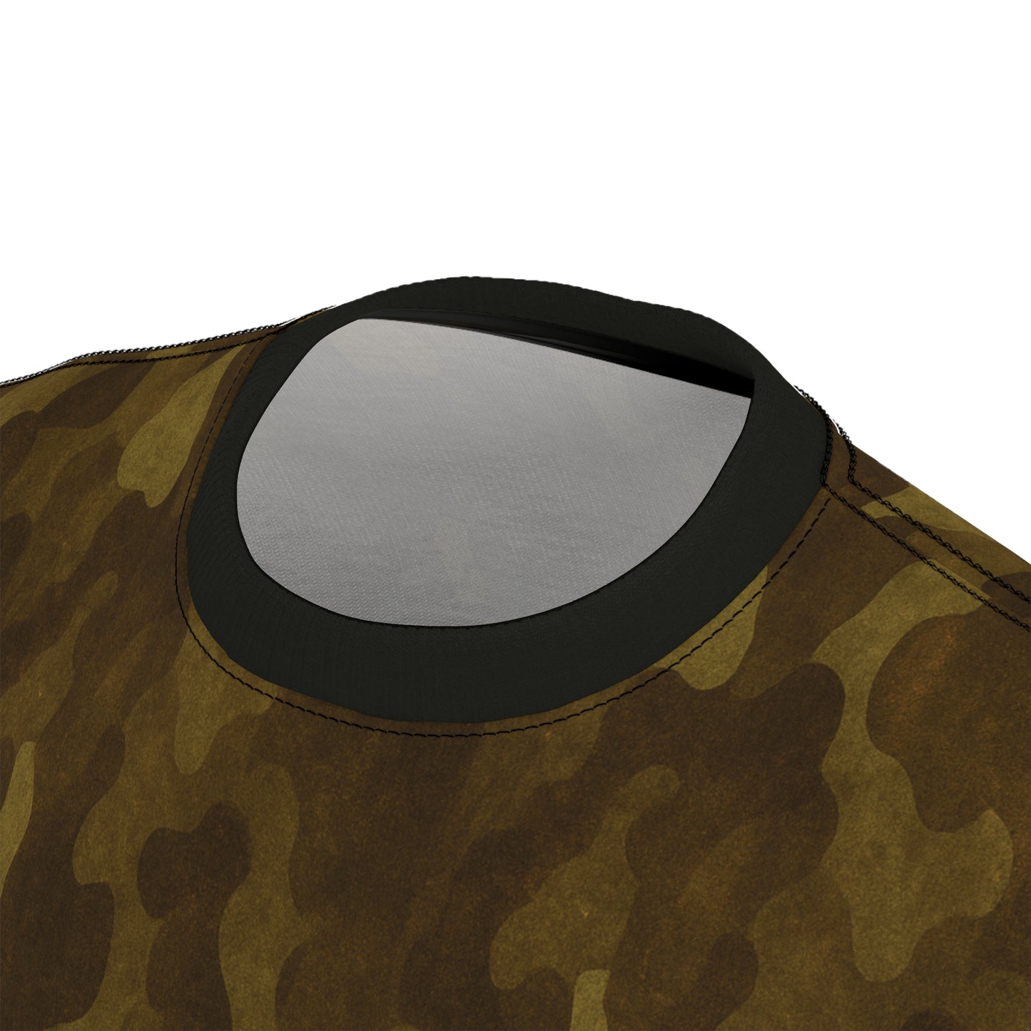 "Swamp Recon Camouflage", Unisex Tee (Alligator Black Collar)