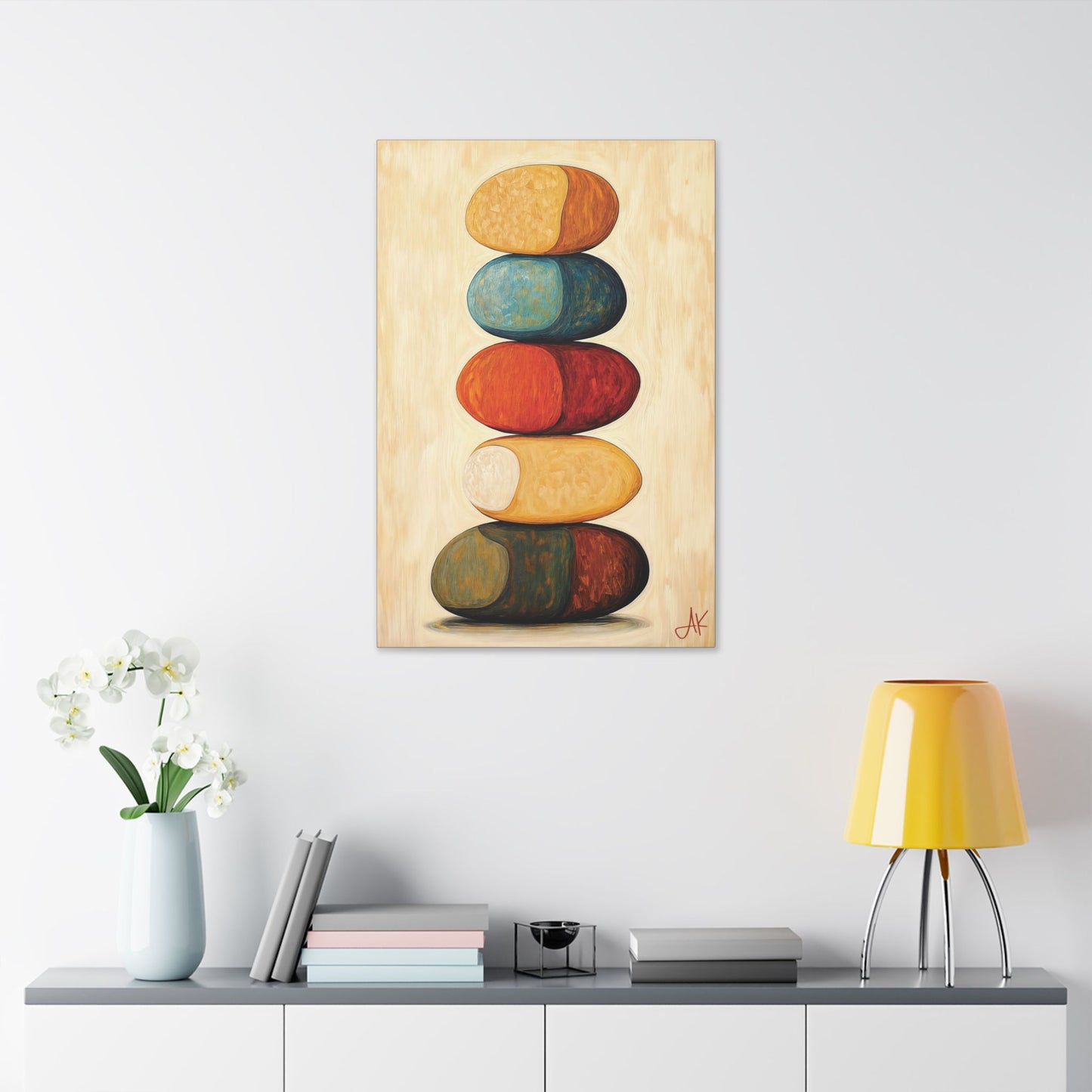 "Sacred Stack" #02, Stretched Classic Canvas Fine Art Print