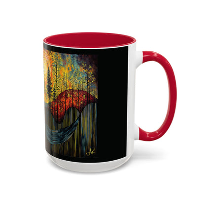 "Sacred Resonance", Colorful Mugs (11oz, 15oz)