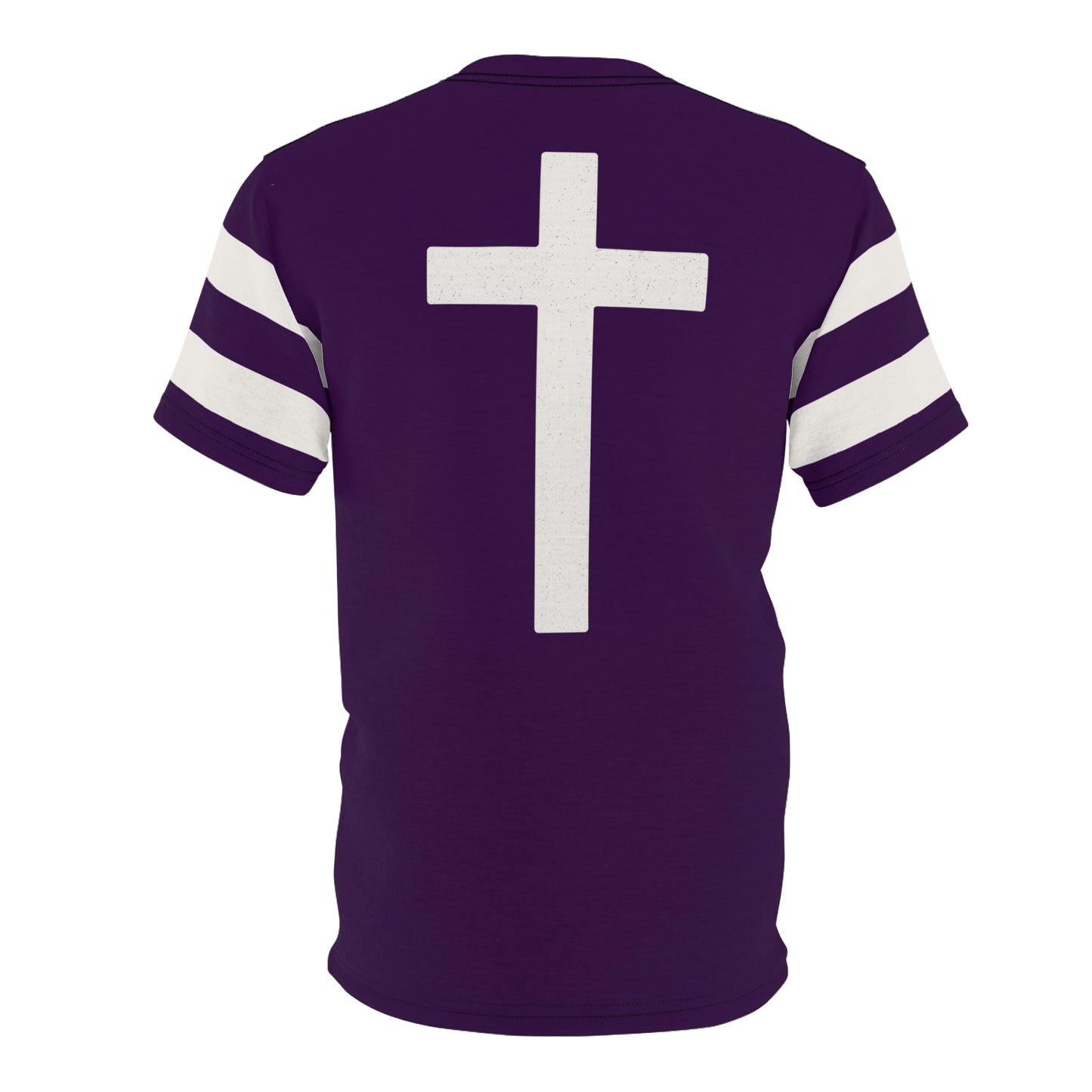 "Faith Overcomes Fear", Unisex Tee (Imperial Plum)
