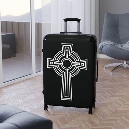 "A Simple High Cross", Suitcases (Black)
