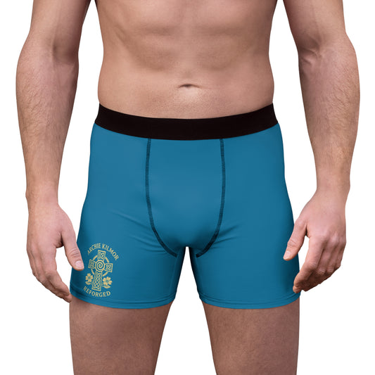 "Archie Kilmor Cross - Reforged" #01, Men's Boxer Briefs (Cerulean Blue)