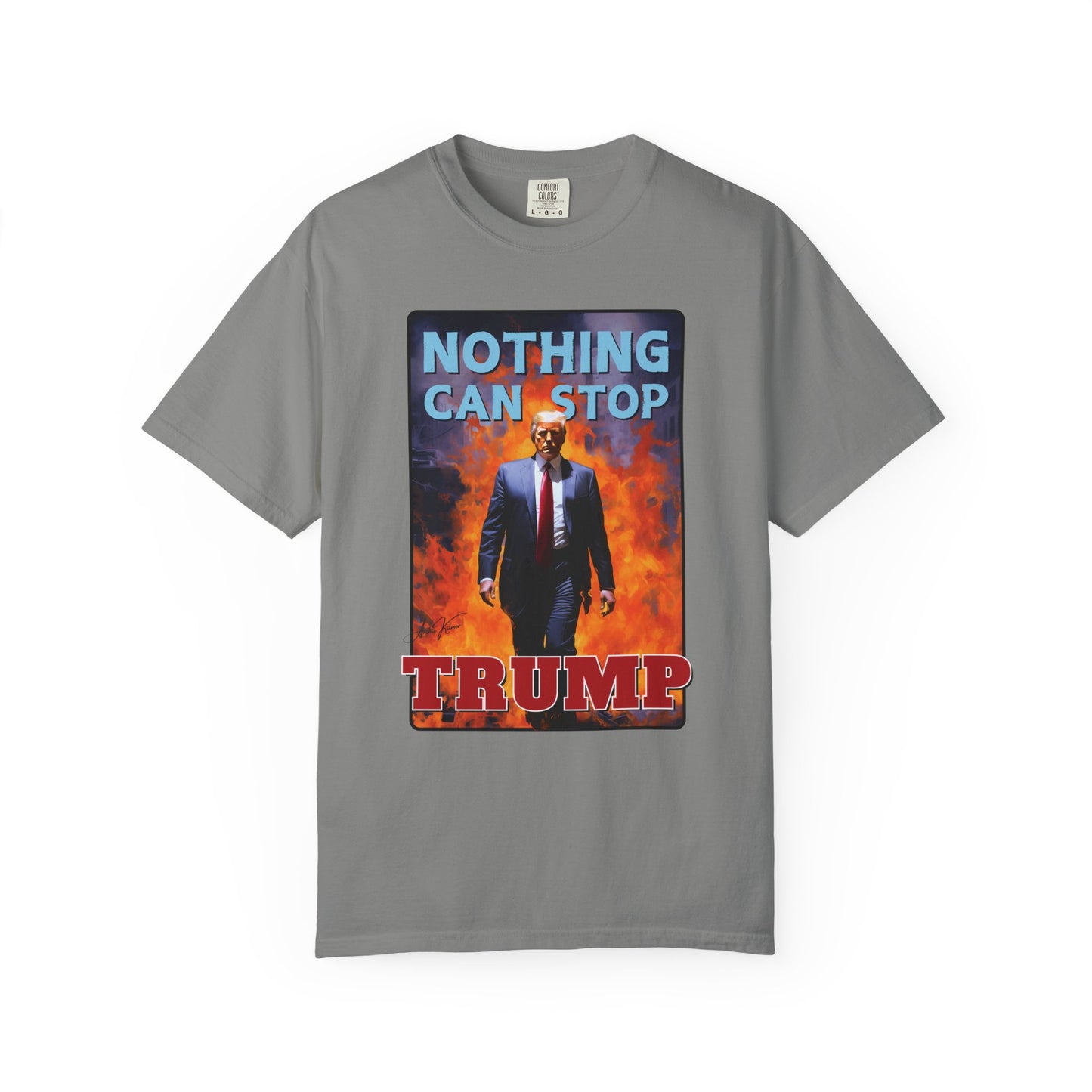 "Nothing Can Stop Trump", Unisex T-shirt (Light Colors)