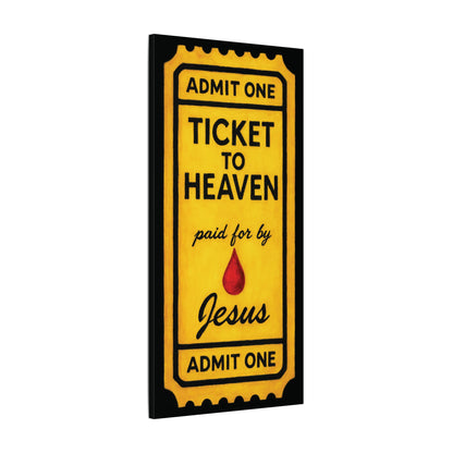 "The Golden Ticket", Matte Canvas Fine Art Print