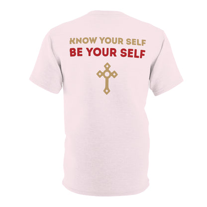 "Know Your Self", Unisex T-shirt (Pink Tutu)