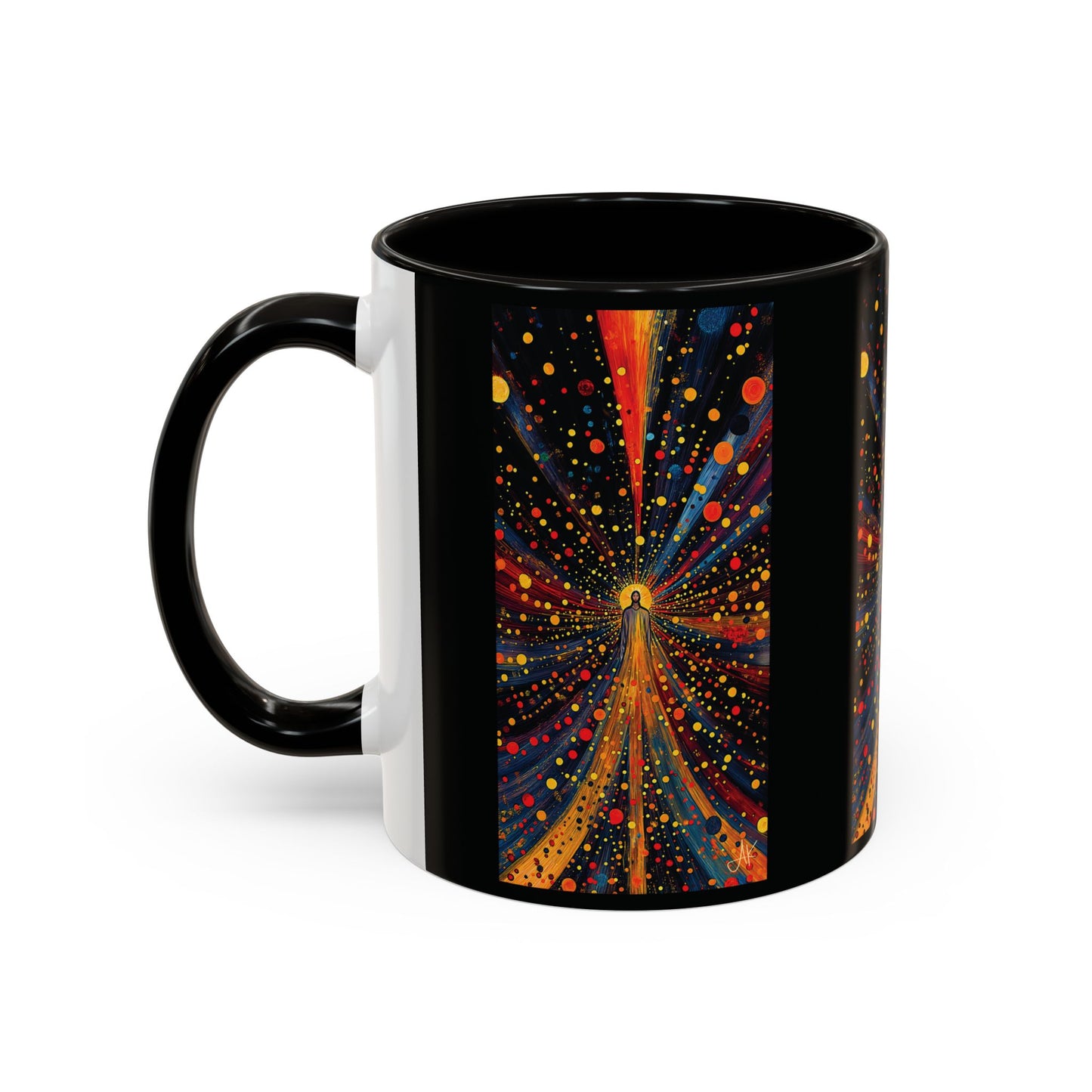 "Illuminated by Grace - 2 Corinthians 4:6", Colorful Mugs (11oz & 15oz)