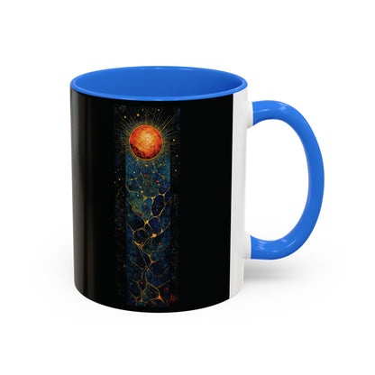 "The Living Light (John 8:12)", Colorful Mugs (11oz, 15oz)