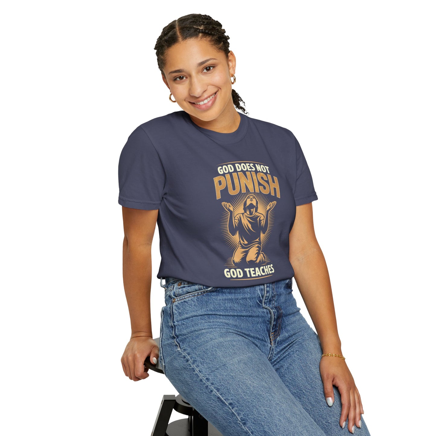 "God Does Not Punish - God Teaches" #02, Unisex T-shirt