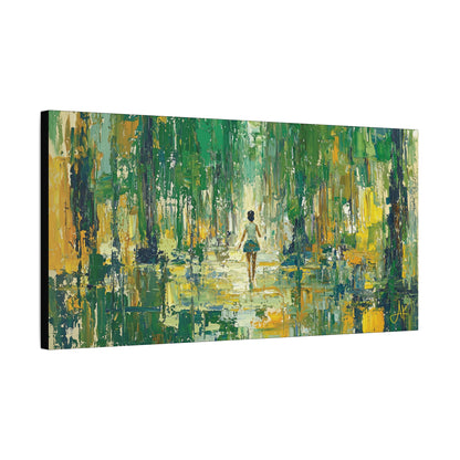 "Child of Green Rains", Fine Art Matte Canvas, Stretched, 1.25"