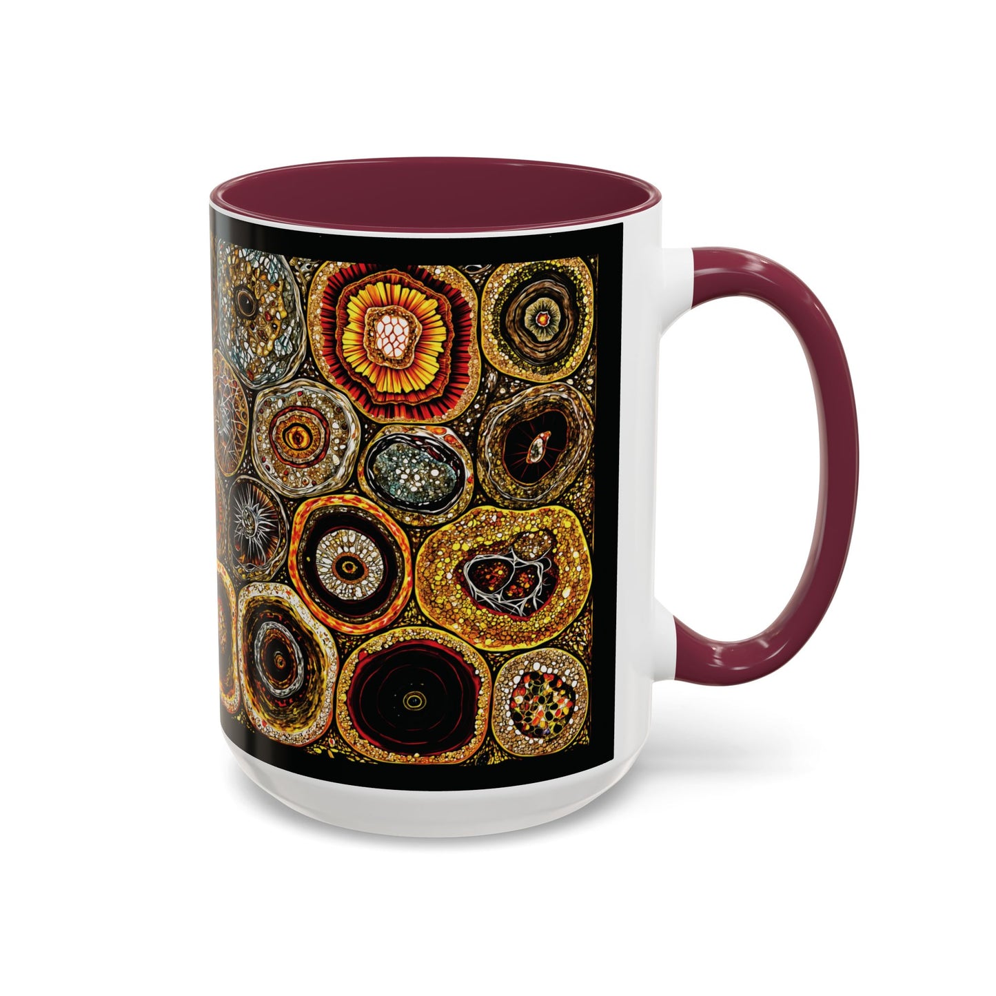 "Every Detail, His Design", Colorful Mugs (11oz, 15oz)