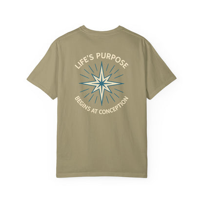 "Life's Purpose Begins at Conception #01", Unisex T-shirt