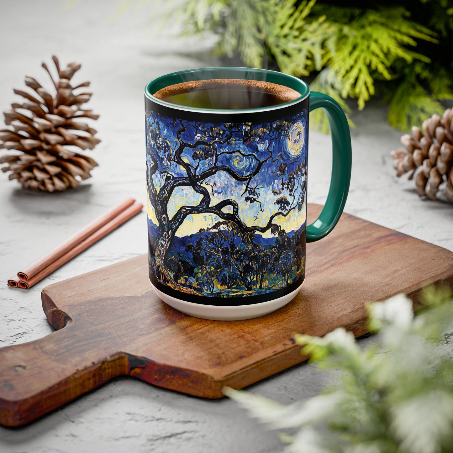 "Crann na Beannachd (Gaelic) - Tree of Blessing (English)", Colorful Mugs (11oz & 15oz)