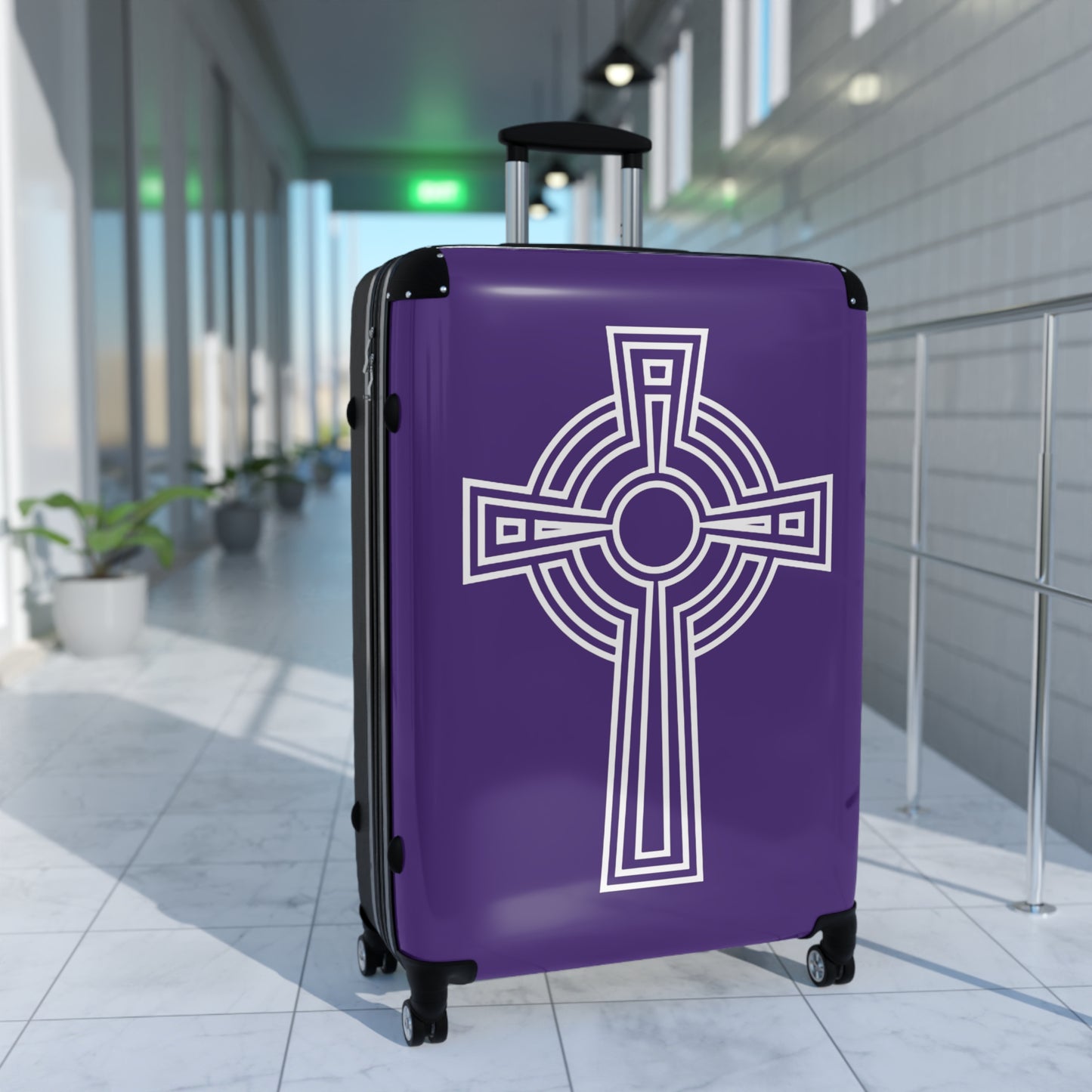 "A Simple High Cross", Suitcases (Purple)