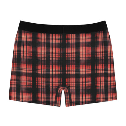 "Kin of Flame", Men's Boxer Briefs (Noir Black Waistband)