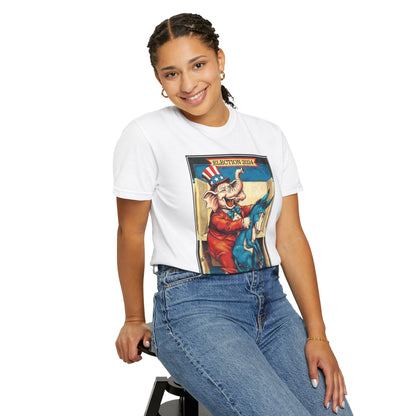 "MAGA Spanked the Donkeys 2024", Unisex T-shirt (Light Colors)