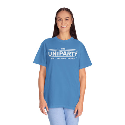 "The Uniparty Shot President Trump" #03, Unisex T-shirt