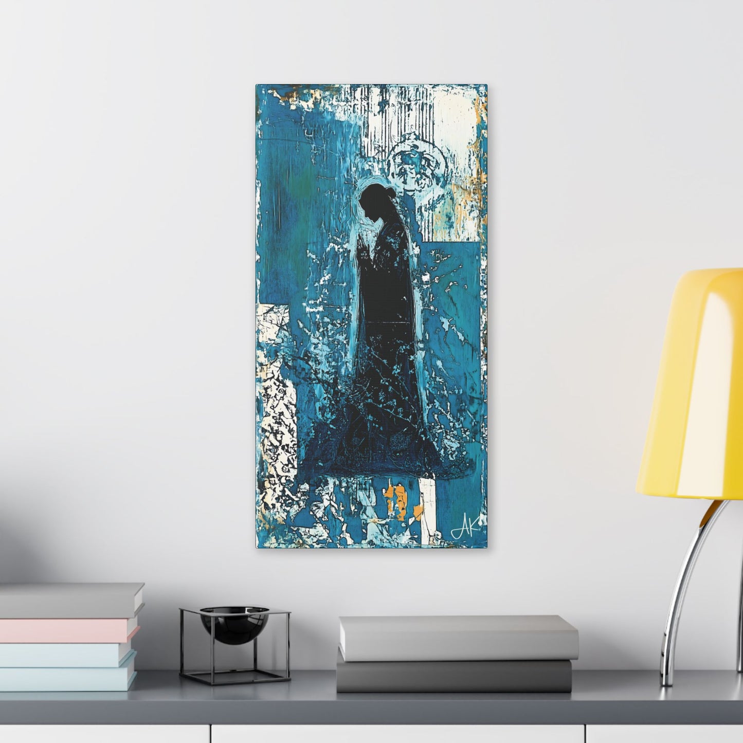"Behold the Handmaid - Luke 1:38", Stretched Classic Canvas Fine Art Print