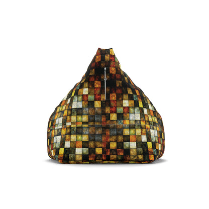 "Wood Block Pattern" #01, Bean Bag Chair Cover