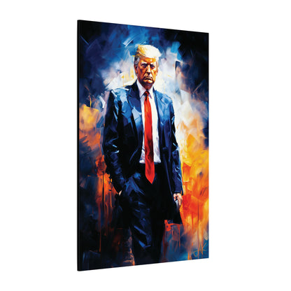 "Trump Portrait No. 22", Stretched Matte Canvas Fine Art Print