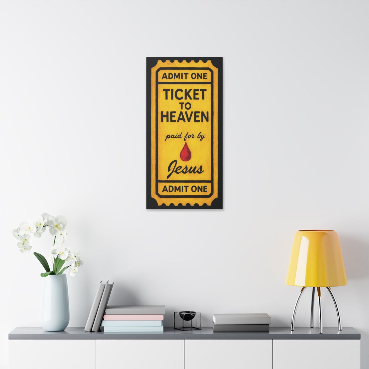 "The Golden Ticket", Stretched Classic Canvas Fine Art Print