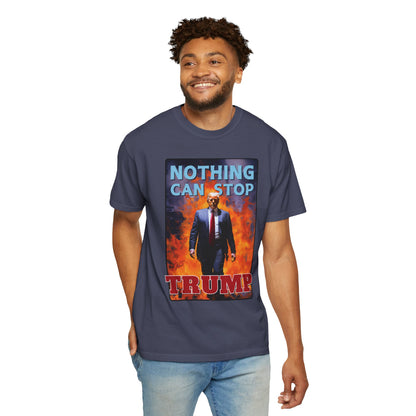"Nothing Can Stop Trump", Unisex T-shirt (Dark Colors)