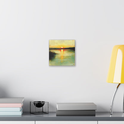 "Today Becomes Yesterday", Stretched Classic Canvas Fine Art Print
