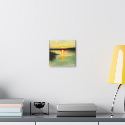 "Today Becomes Yesterday", Stretched Classic Canvas Fine Art Print