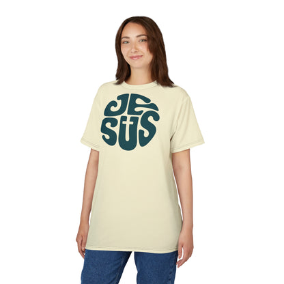 "Retro Jesus", Unisex T-shirt (Silken Tofu)