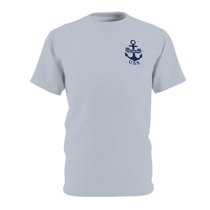 "USN Anchor", Unisex T-shirt (Bulkhead Grey)