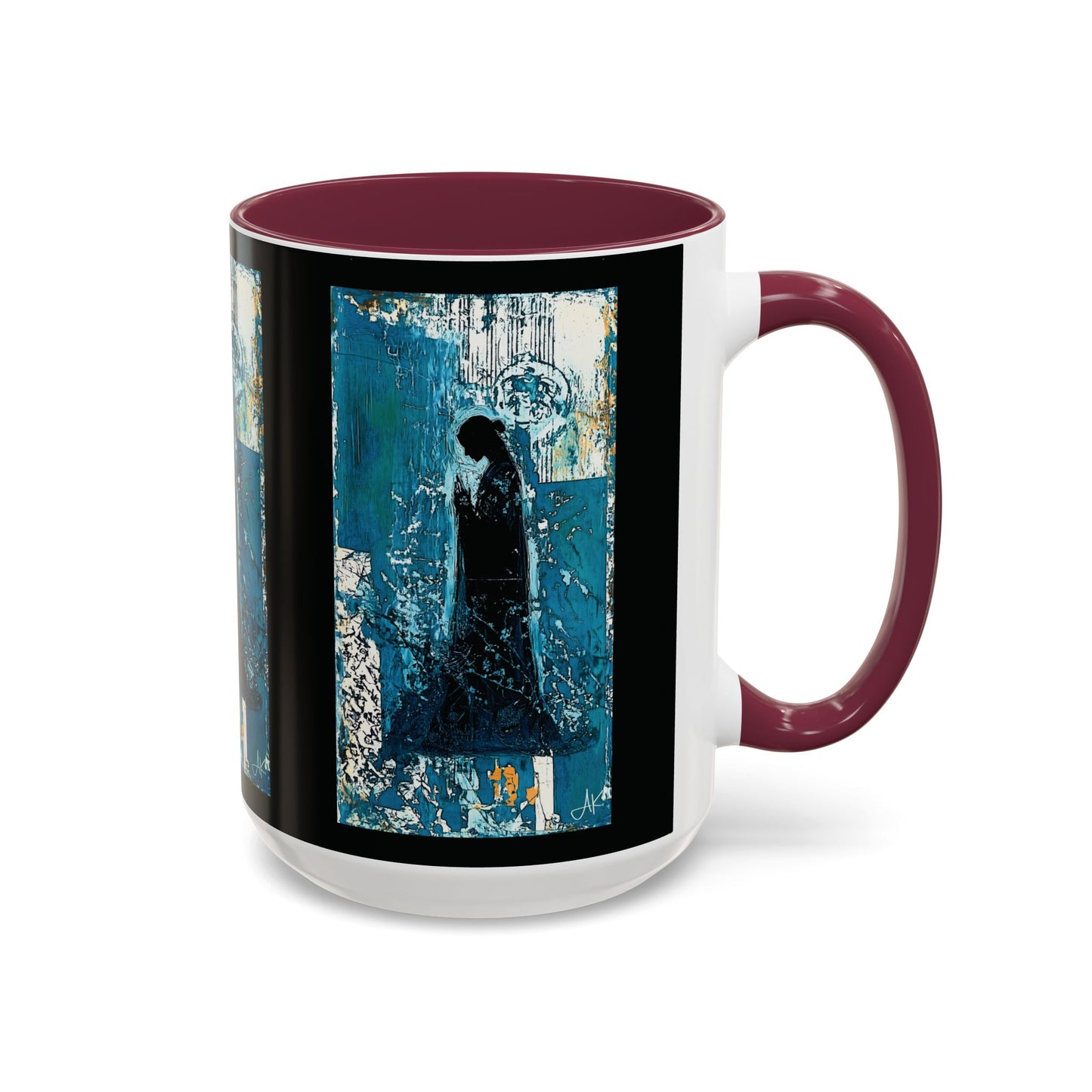 "Behold the Handmaid - Luke 1:38", Colorful Mugs (11oz, 15oz)