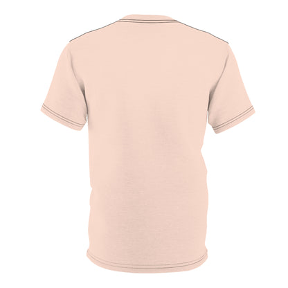 "Intelligent Conversation", Unisex T-shirt (Pink Grapefruit)