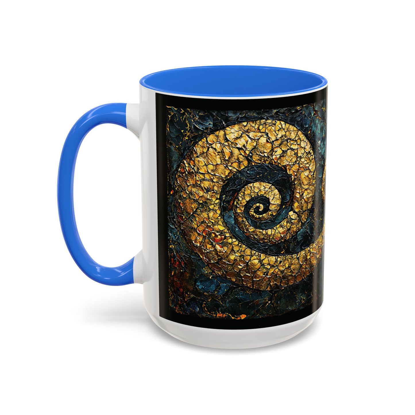 "From Stone to Savior's Light", Colorful Mugs (11oz, 15oz)