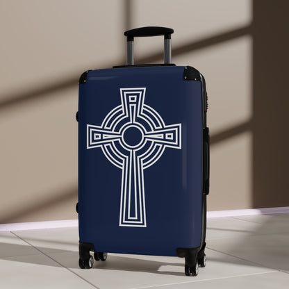 "A Simple High Cross", Suitcases (Dark Blue)
