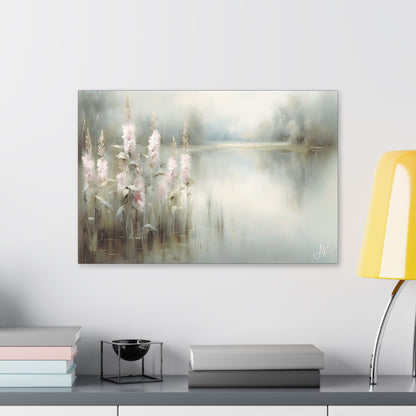 "Pink Rushes", Fine Art Classic Stretched Canvas
