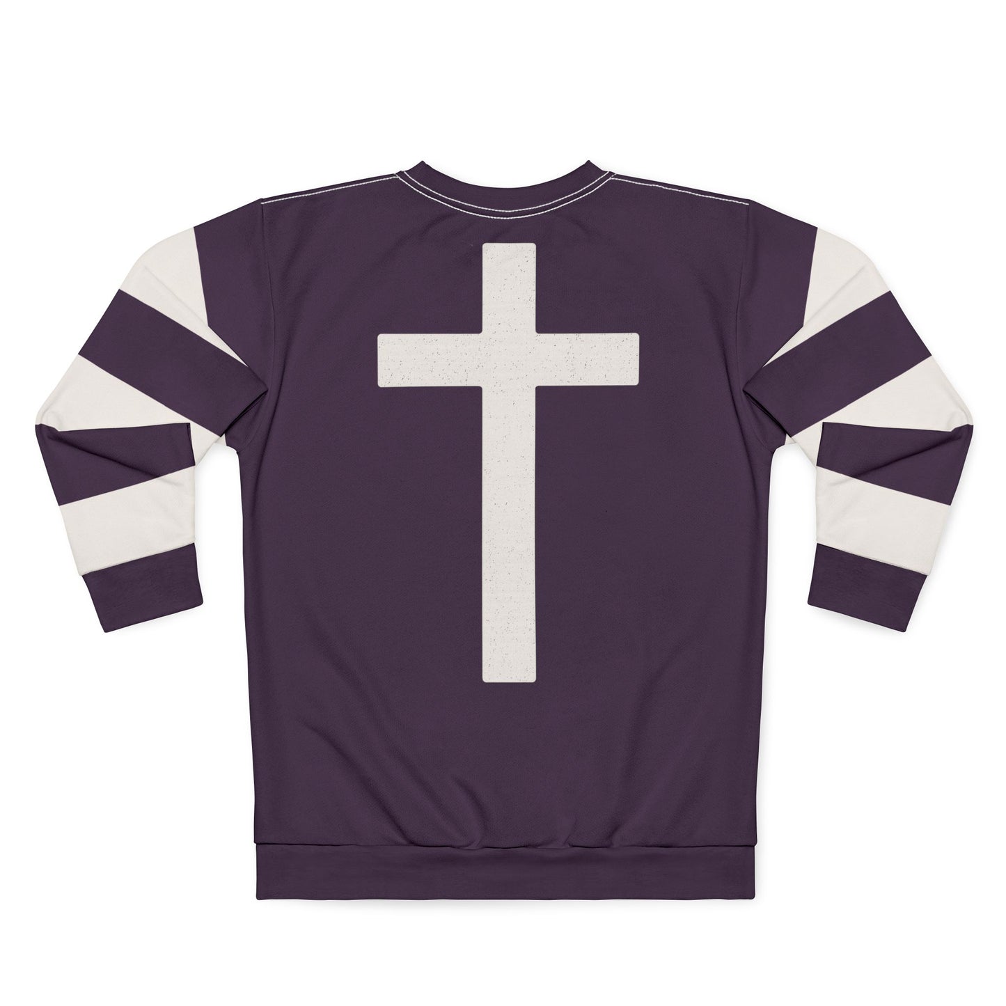 "Faith Overcomes Fear", Unisex Sweatshirt (Purple Nights)