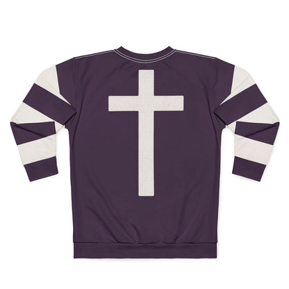 "Faith Overcomes Fear", Unisex Sweatshirt (Purple Nights)