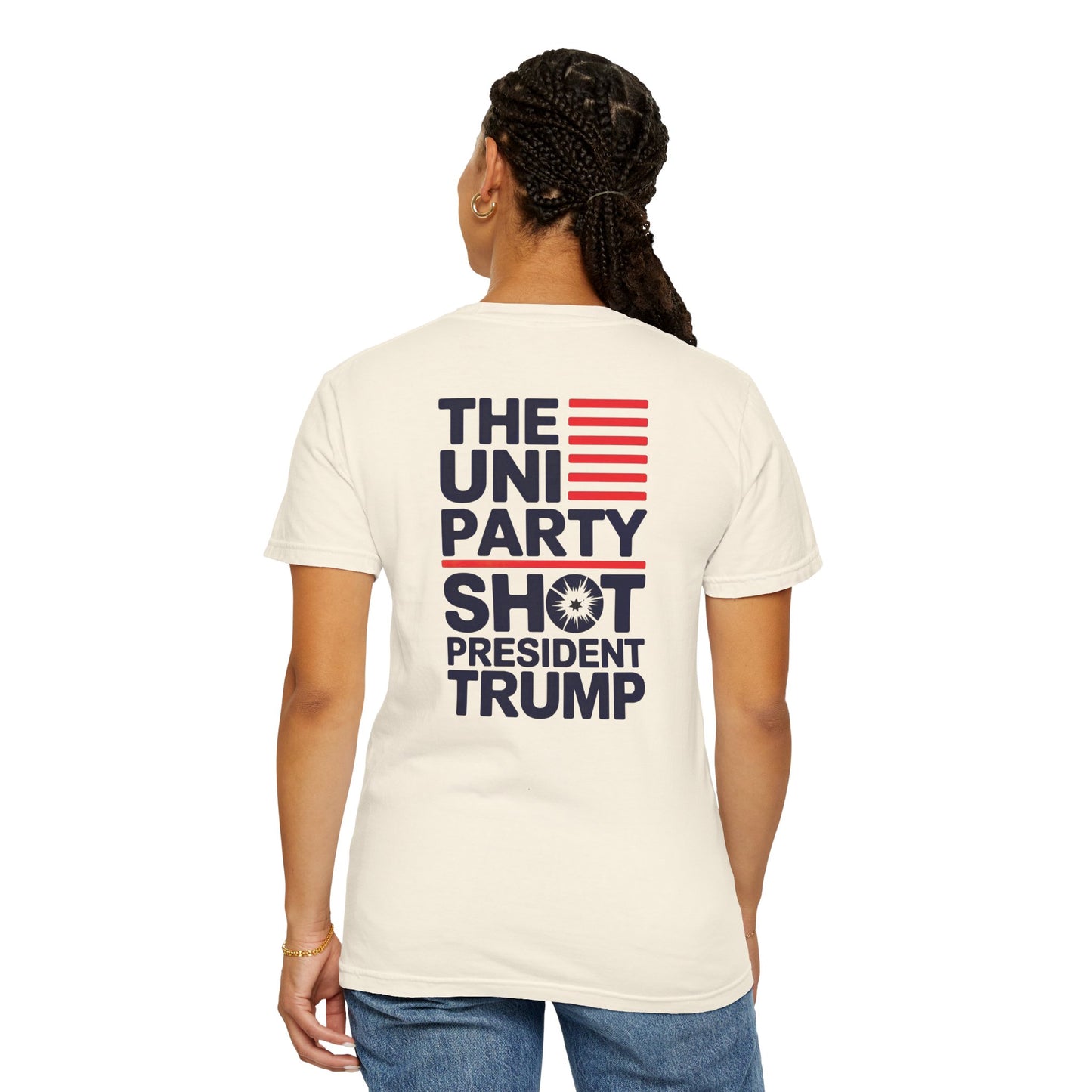 "The Uniparty Shot President Trump" #01, Unisex T-shirt