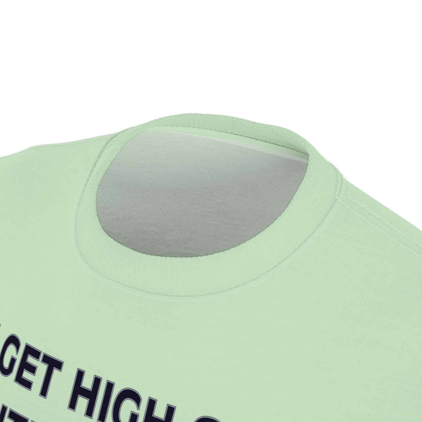 "Intelligent Conversation", Unisex T-shirt (Mint Gloss)